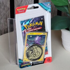 Pokemon TCG: Toxel Card Scarlet & Violet Twilight Masquerade Checklane Blister